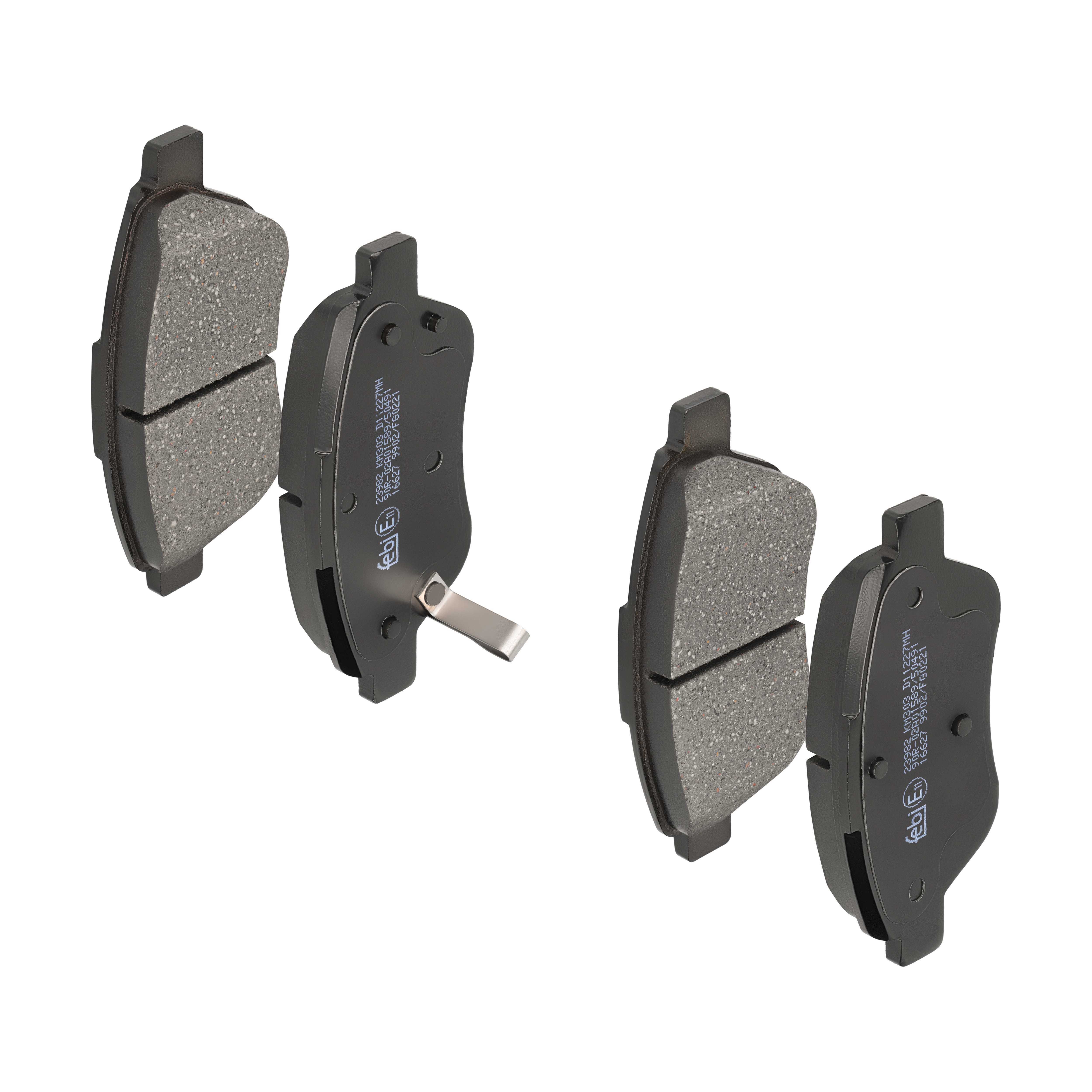 FEBI BILSTEIN Bremseklodser 16627 foraksel for OPEL VAUXHALL FIAT PROTON