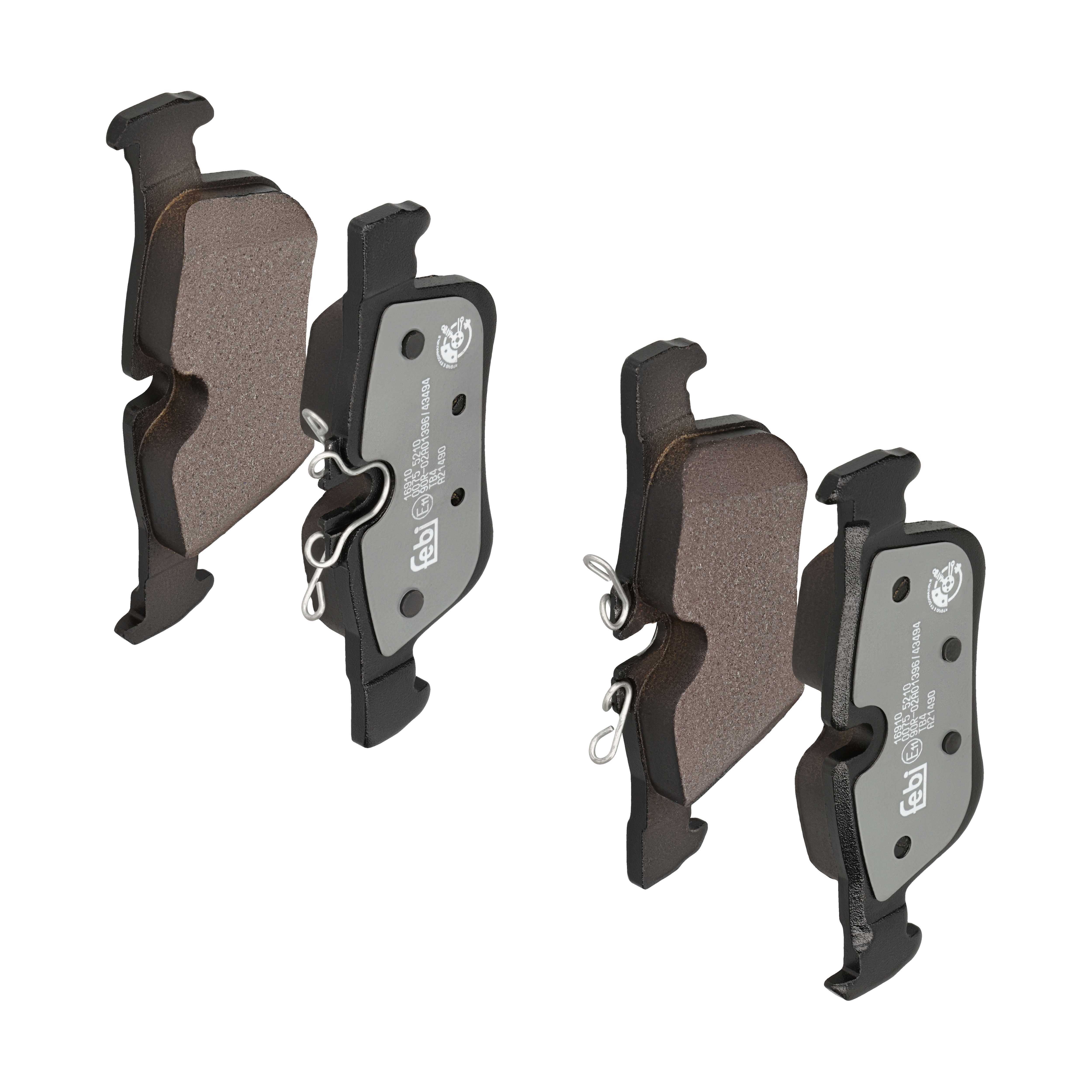 FEBI BILSTEIN Bremseklodser 16910 bagaksel for BMW MINI ZINORO BMW (BRILLIANCE)