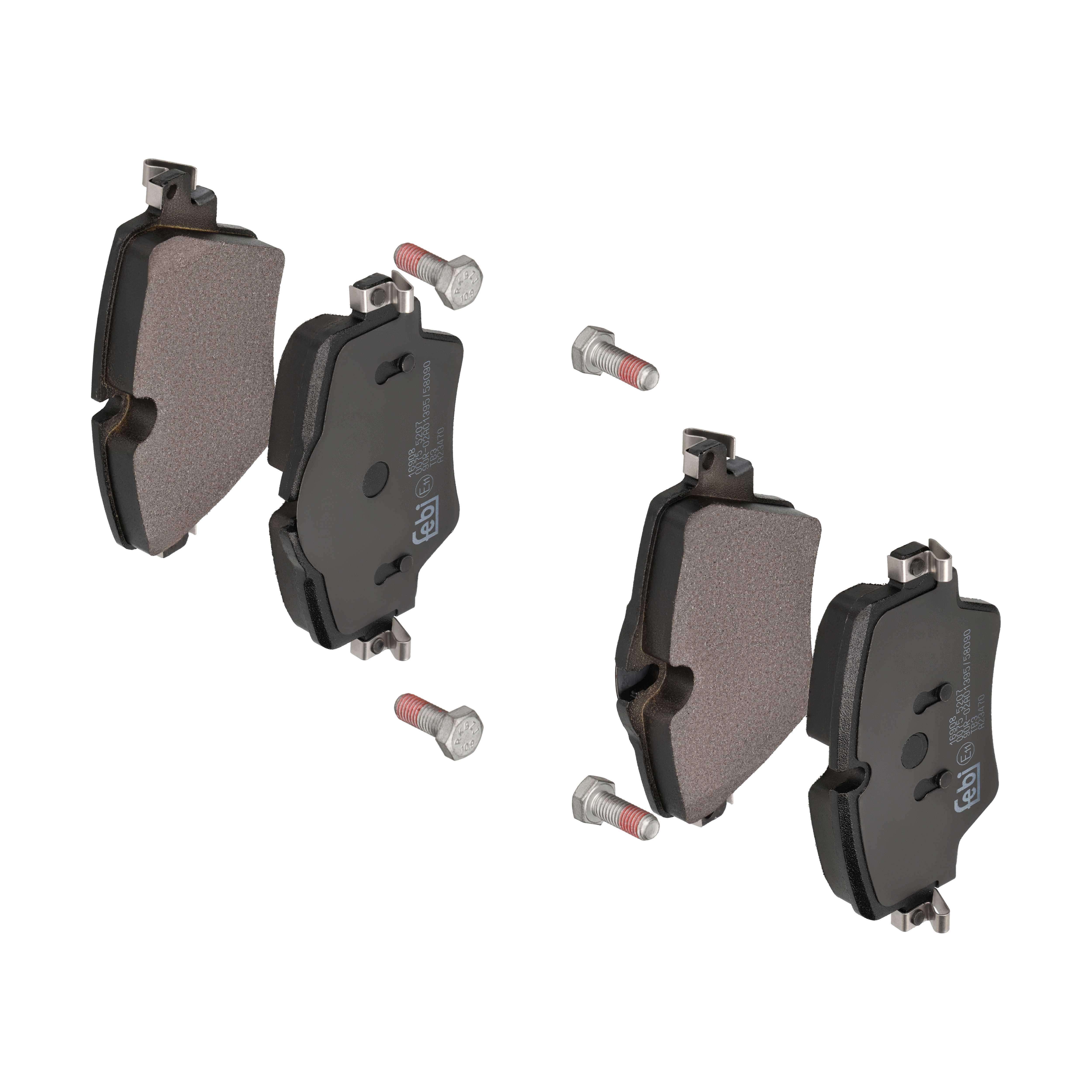 FEBI BILSTEIN Bremseklodser 16908 foraksel for BMW ZINORO MINI TOYOTA