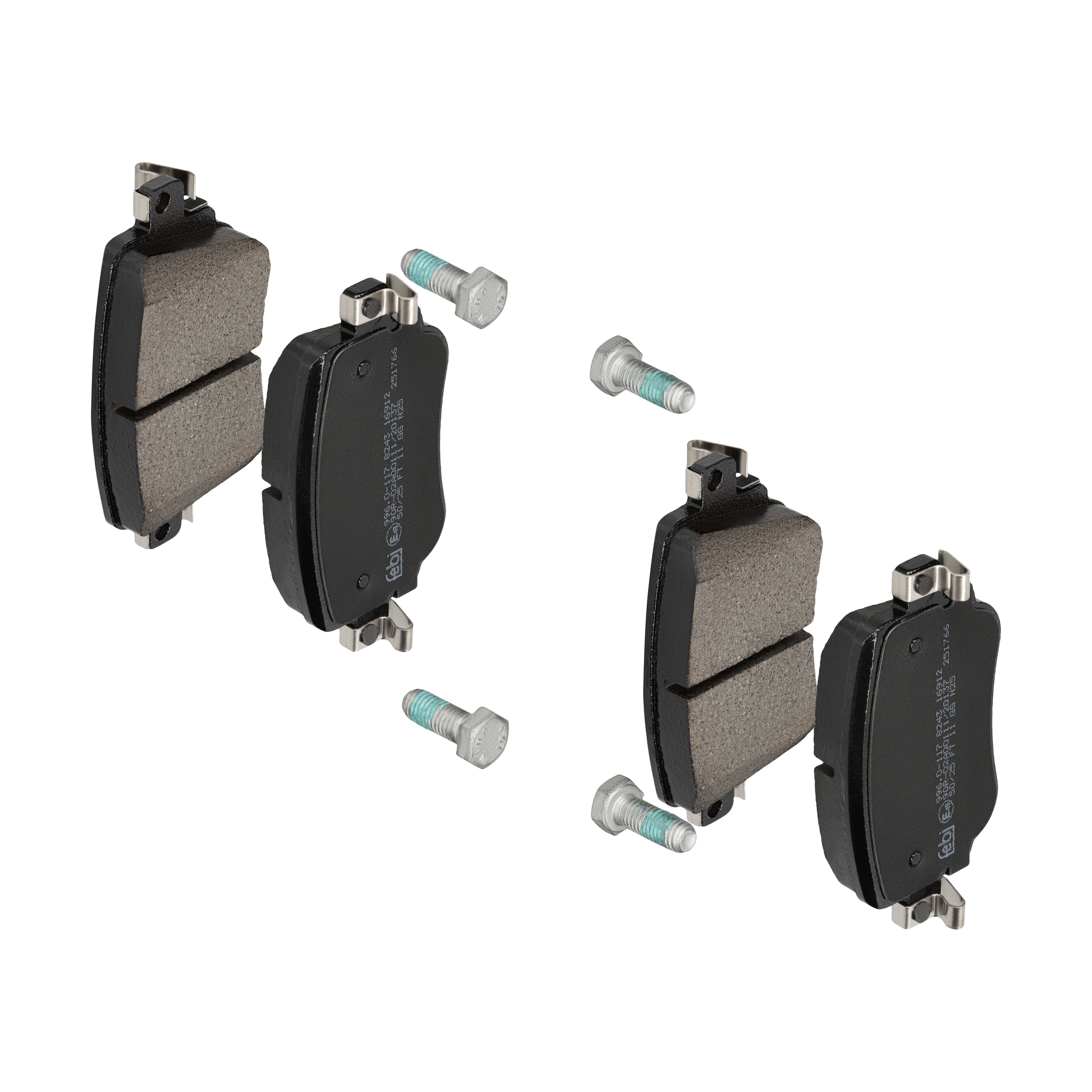 FEBI BILSTEIN Bremseklodser 16912 bagaksel for VW