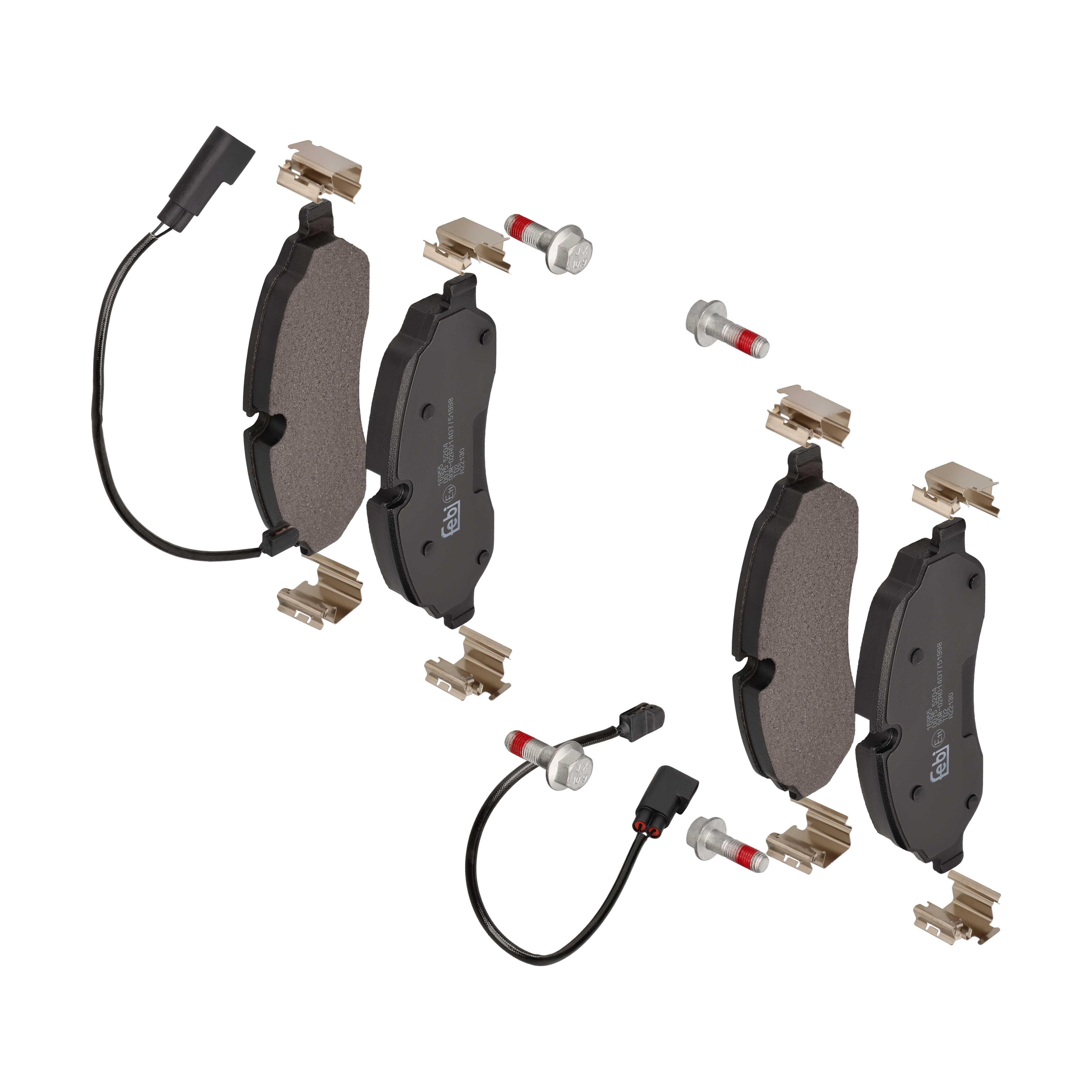 FEBI BILSTEIN Bremseklodser 16955 foraksel for FORD