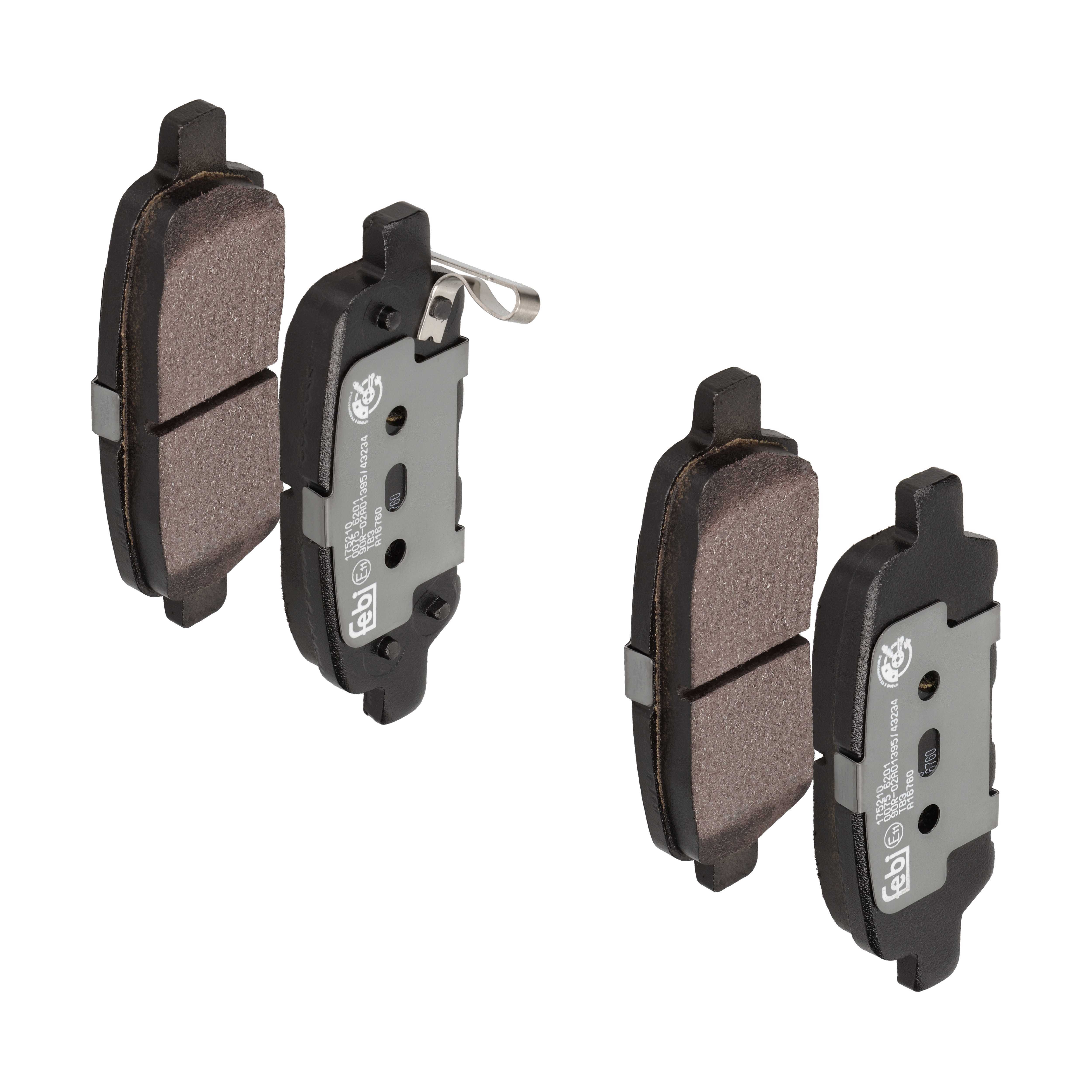 FEBI BILSTEIN Bremseklodser 175210 bagaksel for INFINITI NISSAN SAMSUNG SUZUKI