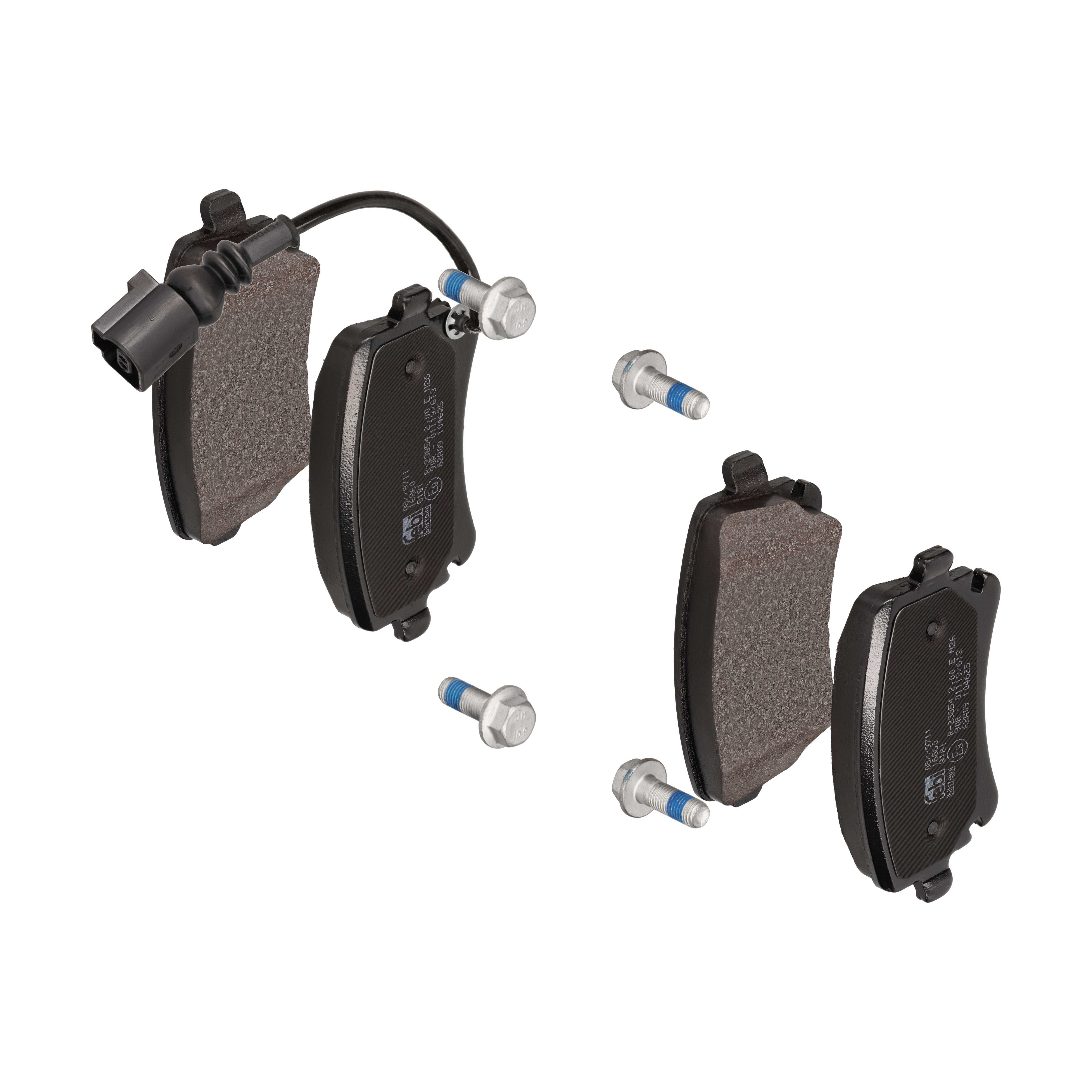 FEBI BILSTEIN Bremseklodser 16860 bagaksel for VW