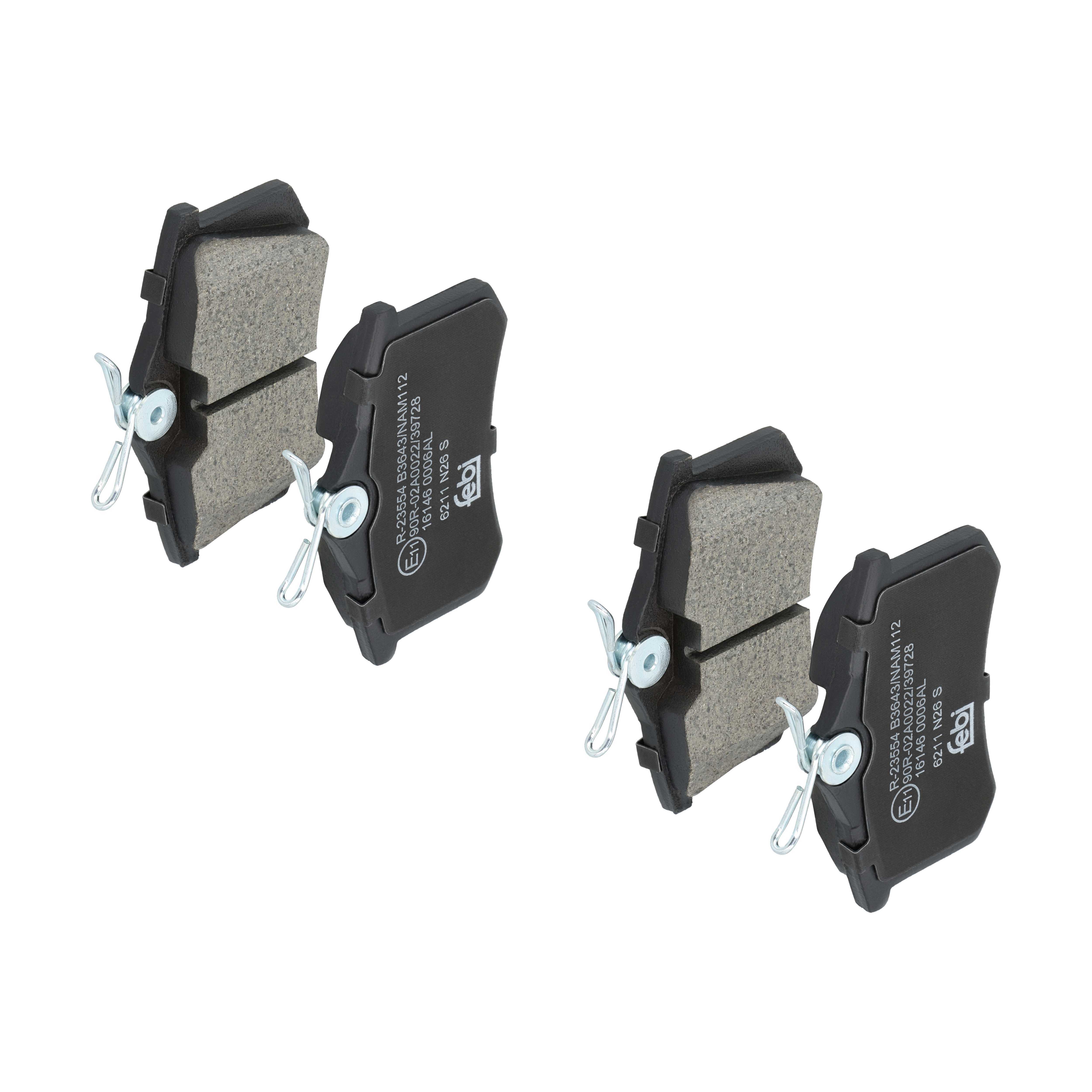 FEBI BILSTEIN Bremseklodser 16146 bagaksel for PEUGEOT CITROËN VW DS AUDI SEAT RENAULT SAMSUNG