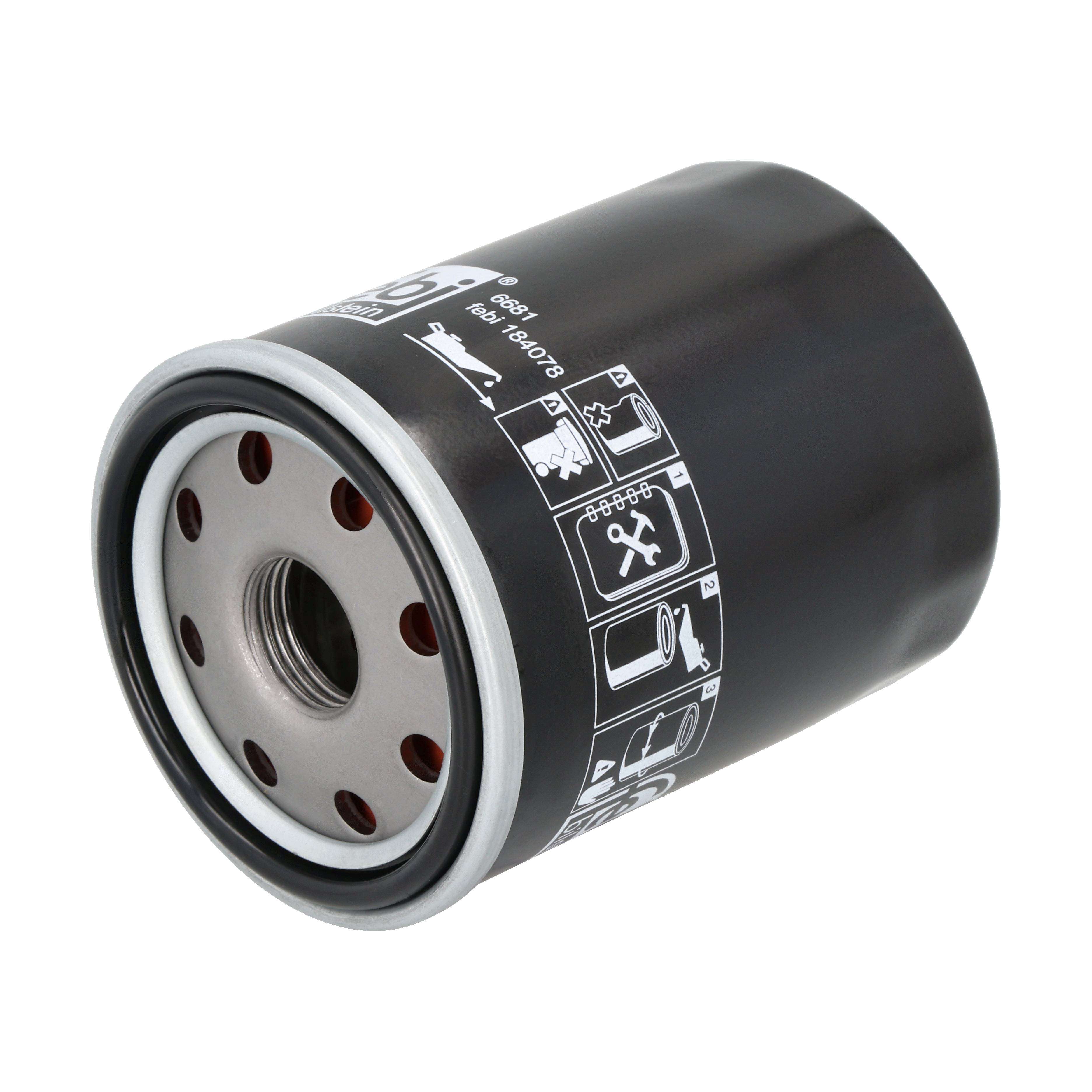 FEBI BILSTEIN Oliefilter 184078 Påskruet 87mm for NISSAN