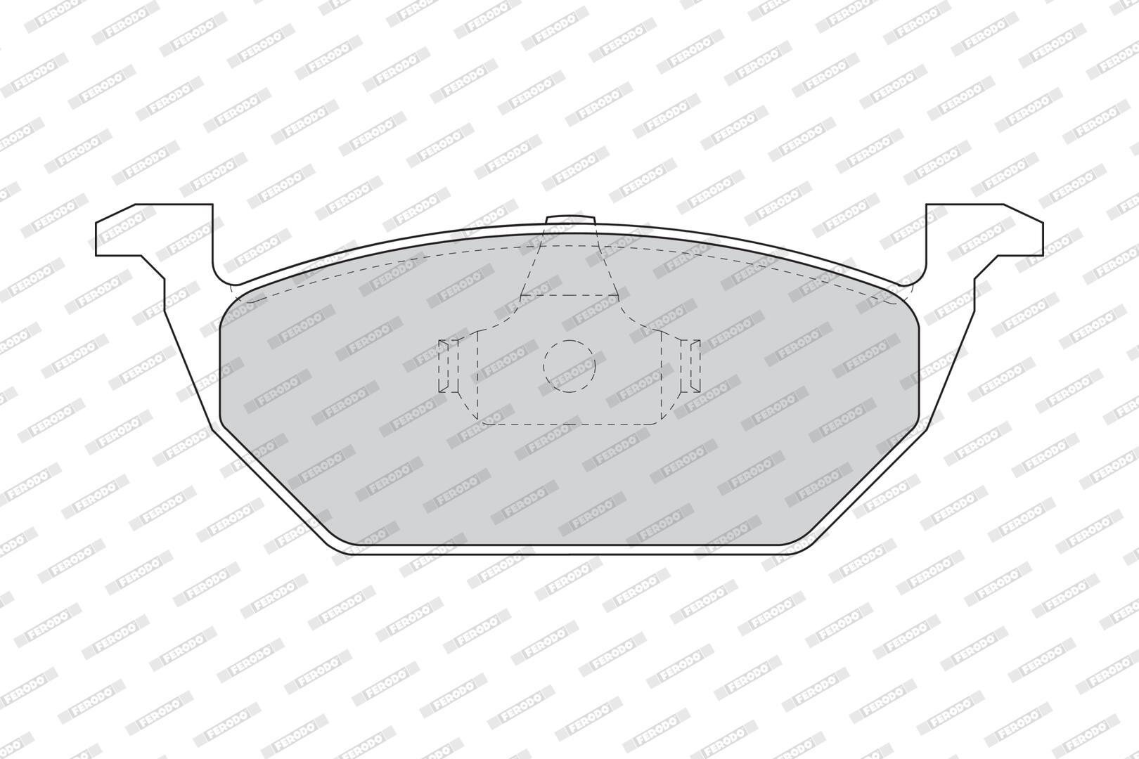 FERODO Bremseklodser fdb1094 for SEAT SKODA AUDI VW CUPRA