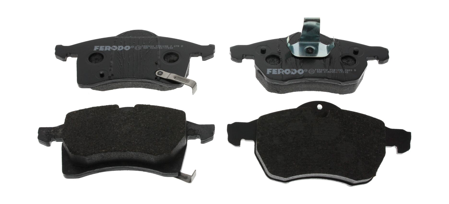 FERODO Bremseklodser fdb1295 for OPEL VAUXHALL CHEVROLET VOLVO