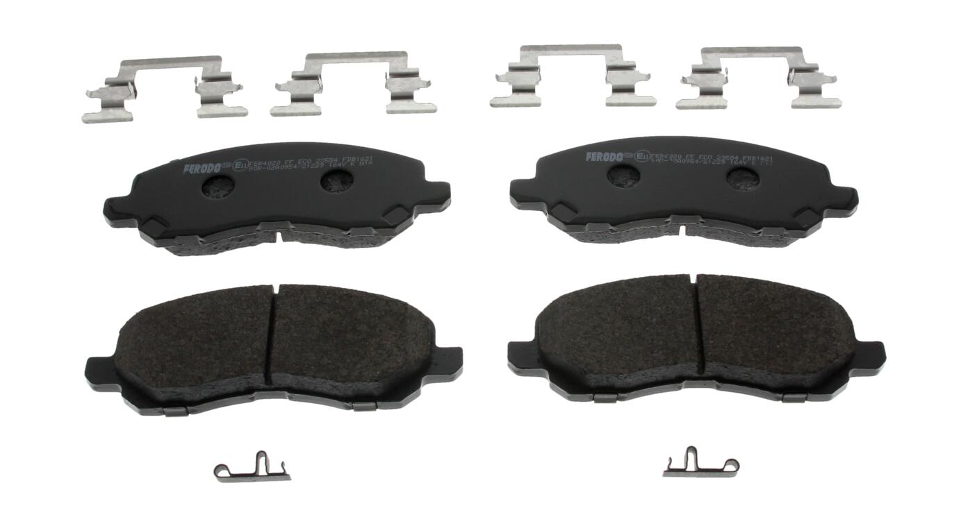 FERODO Bremseklodser fdb1621 for CHRYSLER PEUGEOT JEEP DODGE MITSUBISHI