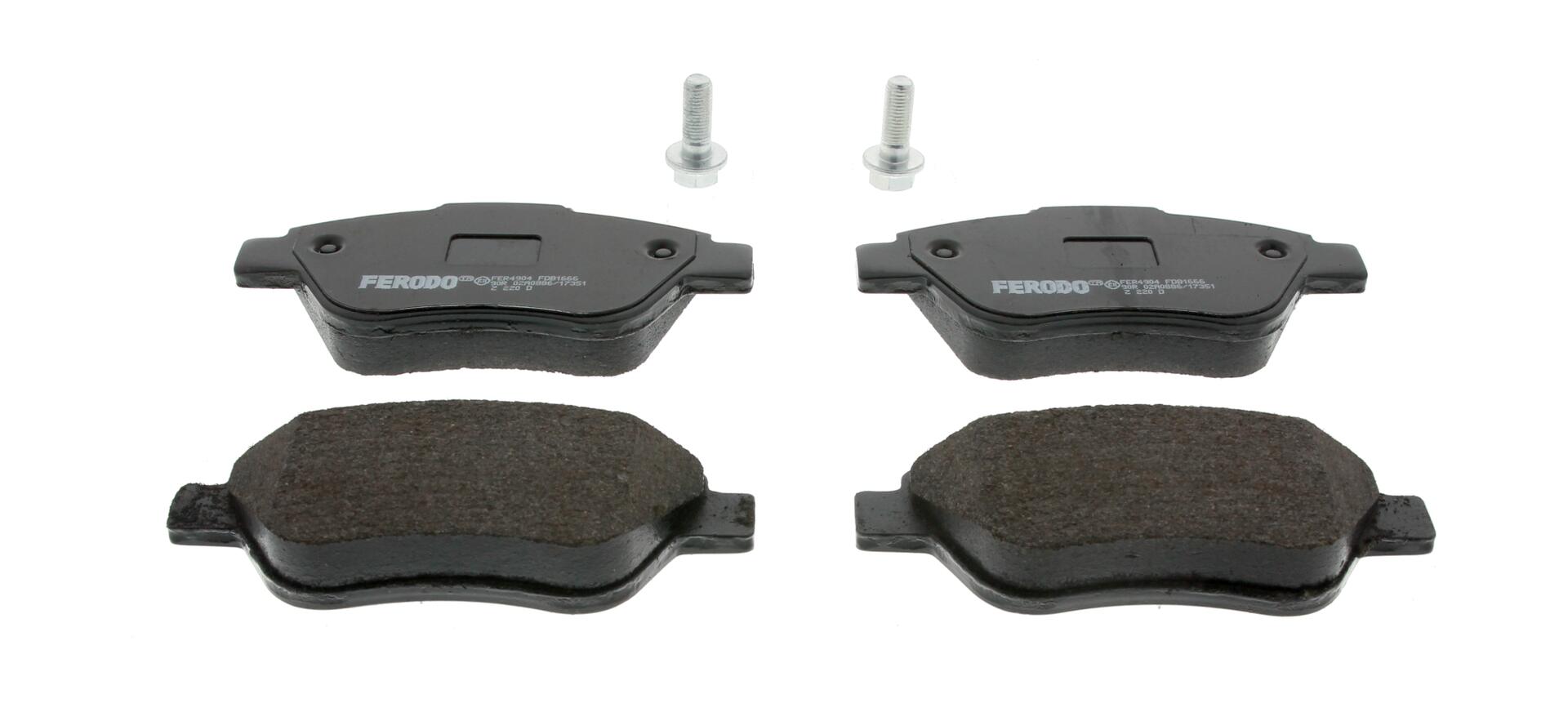 FERODO Bremseklodser fdb1666 for FIAT LANCIA