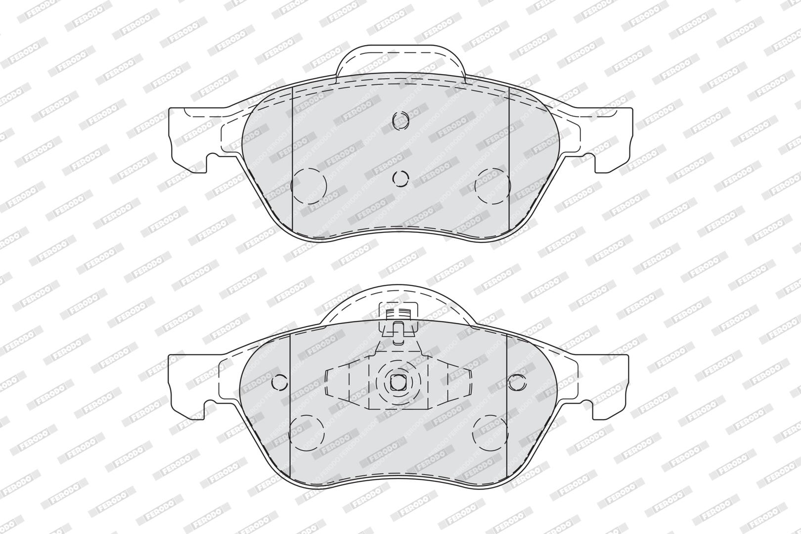 FERODO Bremseklodser fdb1866 for RENAULT
