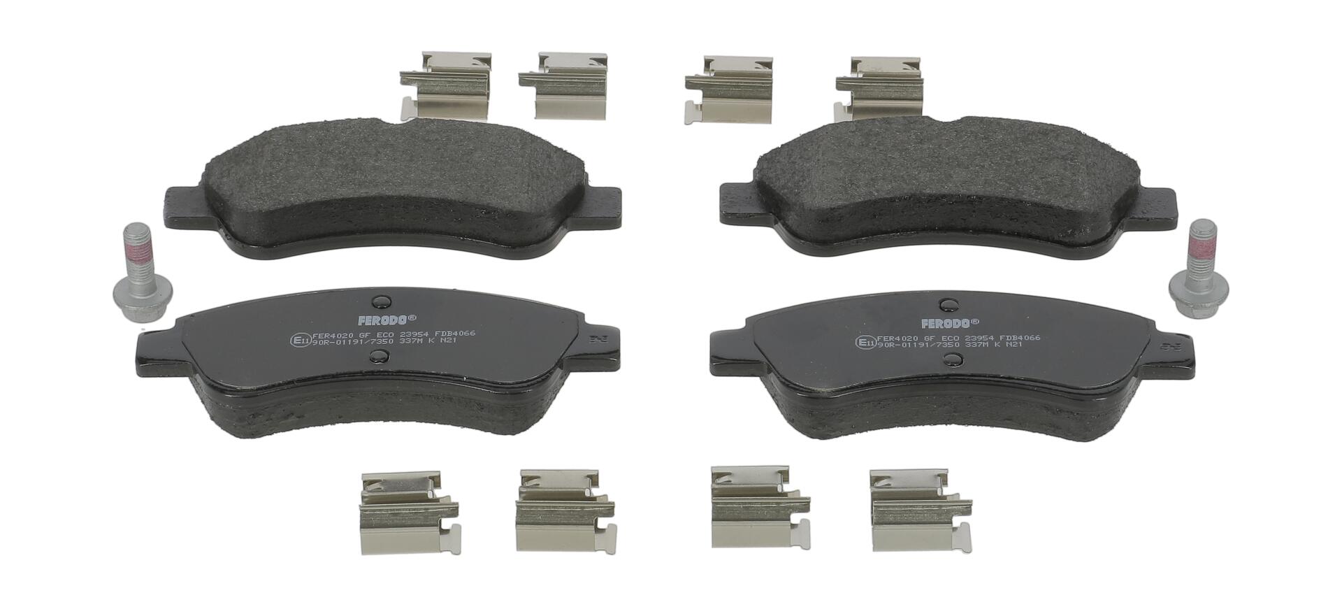 FERODO Bremseklodser fdb4066 for CITROËN PEUGEOT OPEL DS VAUXHALL