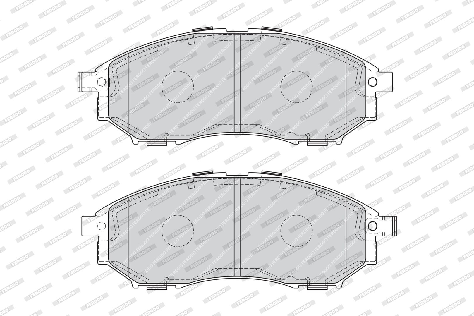 FERODO Bremseklodser fdb4177 for RENAULT