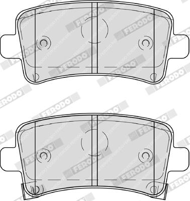 FERODO Bremseklodser fdb4209 for VAUXHALL OPEL CHEVROLET
