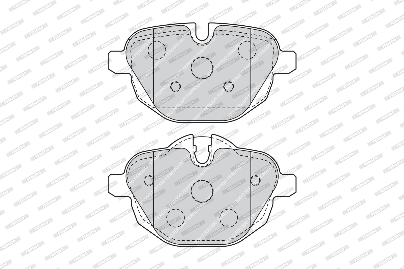 FERODO Bremseklodser fdb4376 for BMW