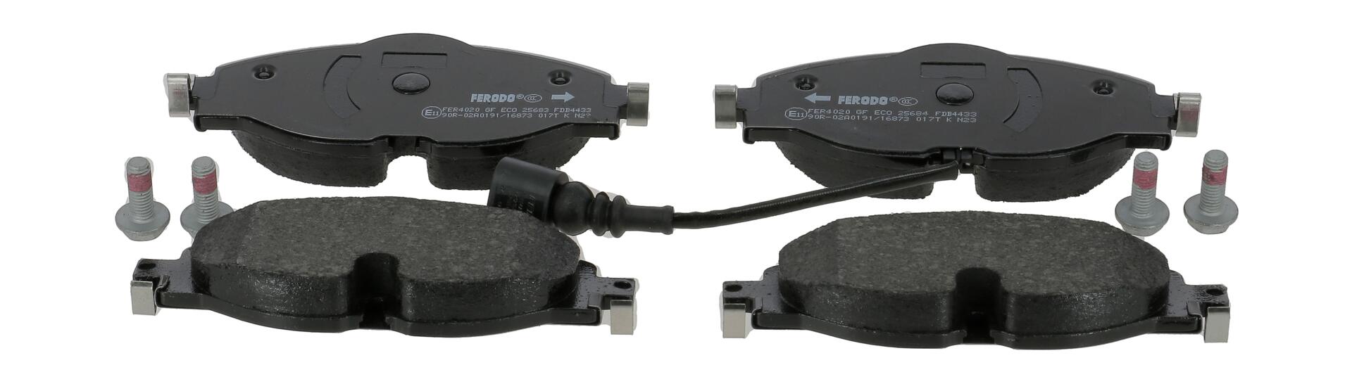 FERODO Bremseklodser fdb4433 for VW CUPRA AUDI SKODA