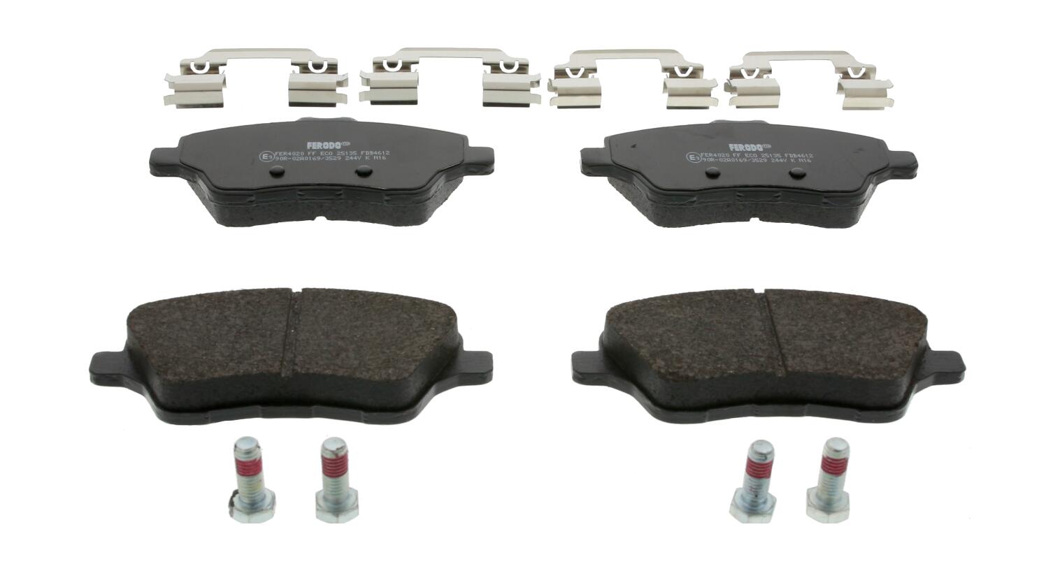 FERODO Bremseklodser fdb4612 for FORD