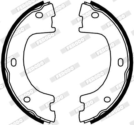 FERODO Bremsebakkesæt, parkeringsbremse fsb4103 for VW DODGE MERCEDES-BENZ