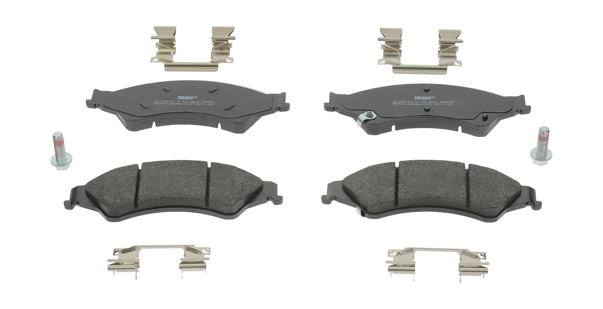 FERODO Bremseklodser fdb4832 for FORD FORD USA MAZDA