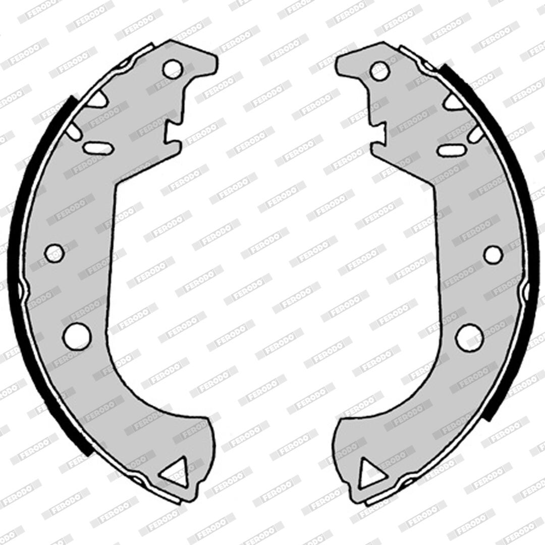FERODO Bremsebakkesæt fsb4187 for FIAT