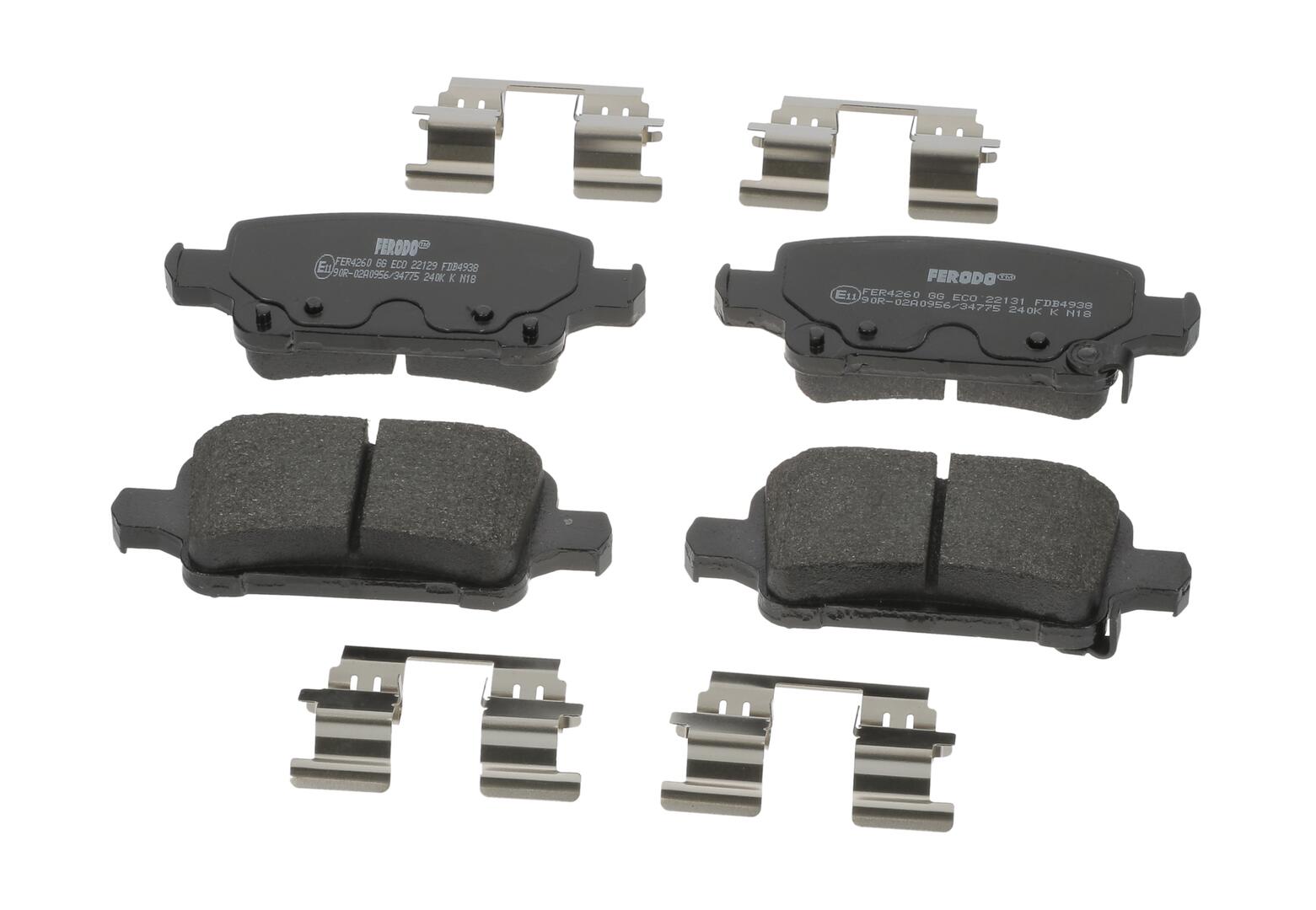 FERODO Bremseklodser fdb4938 for CHEVROLET VAUXHALL