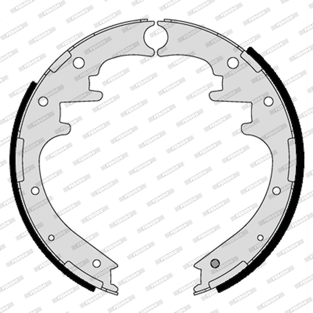 FERODO Bremsebakkesæt fsb4323 for FORD FORD USA
