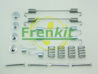 FRENKIT Tilbehørssæt, parkeringsbremsebakker 950750 bagaksel for CITROËN PEUGEOT INFINITI MERCEDES-BENZ RENAULT TRUCKS LADA