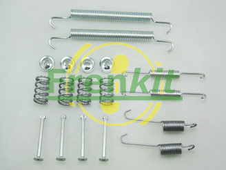 FRENKIT Tilbehørssæt, parkeringsbremsebakker 950757 bagaksel for PEUGEOT RENAULT TRUCKS