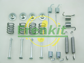 FRENKIT Tilbehørssæt, parkeringsbremsebakker 950777 bagaksel for INFINITI RENAULT TRUCKS