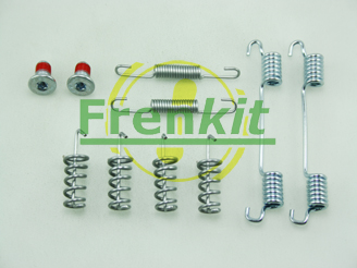 FRENKIT Tilbehørssæt, parkeringsbremsebakker 950874 bagaksel for MERCEDES-BENZ