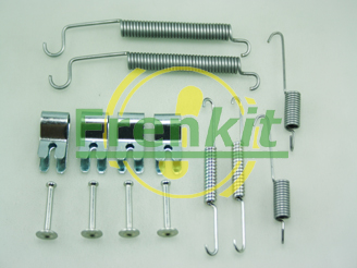 FRENKIT Tilbehørssæt, parkeringsbremsebakker 950891 bagaksel for MERCEDES-BENZ MITSUBISHI