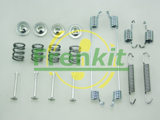 FRENKIT Tilbehørssæt, parkeringsbremsebakker 950014 bagaksel for FIAT