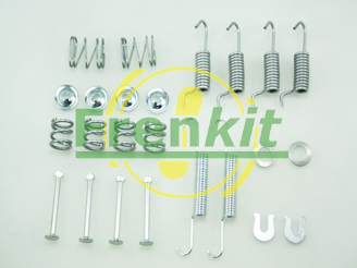 FRENKIT Tilbehørssæt, parkeringsbremsebakker 950010 bagaksel for PEUGEOT CHRYSLER