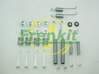 FRENKIT Tilbehørssæt, parkeringsbremsebakker 950678 bagaksel for VOLVO