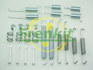 FRENKIT Tilbehørssæt, parkeringsbremsebakker 950712 bagaksel for SKODA
