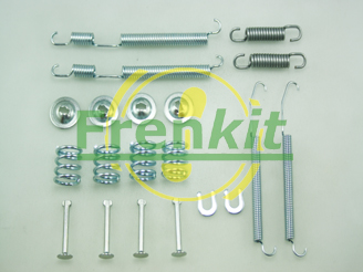 FRENKIT Tilbehørssæt, parkeringsbremsebakker 950760 bagaksel for MITSUBISHI