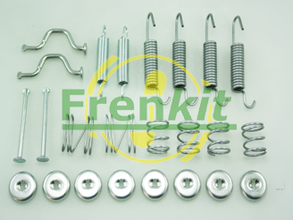 FRENKIT Tilbehørssæt, parkeringsbremsebakker 950816 bagaksel for DAIHATSU