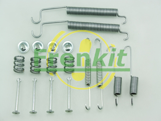 FRENKIT Tilbehørssæt, parkeringsbremsebakker 950830 bagaksel for PEUGEOT RENAULT TRUCKS