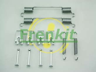 FRENKIT Tilbehørssæt, parkeringsbremsebakker 950836 bagaksel for CITROËN FIAT
