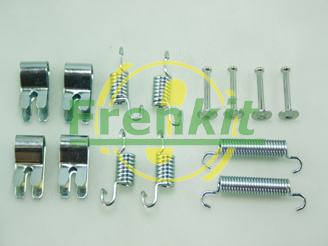 FRENKIT Tilbehørssæt, parkeringsbremsebakker 950850 bagaksel for LEXUS