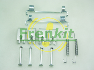 FRENKIT Tilbehørssæt, parkeringsbremsebakker 950875 bagaksel for CITROËN FIAT