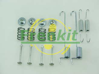 FRENKIT Tilbehørssæt, parkeringsbremsebakker 950848 bagaksel for INFINITI