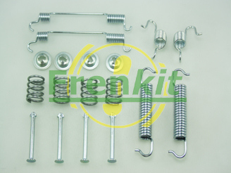FRENKIT Tilbehørssæt, parkeringsbremsebakker 950780 bagaksel for OPEL RENAULT TRUCKS