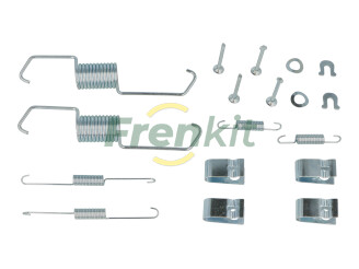 FRENKIT Tilbehørssæt, parkeringsbremsebakker 950743 bagaksel for SUZUKI HONDA