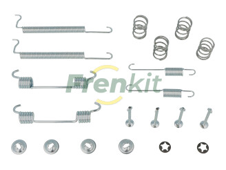 FRENKIT Tilbehørssæt, parkeringsbremsebakker 950849 bagaksel for CHEVROLET DAEWOO