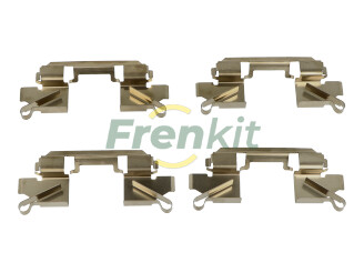 FRENKIT Tilbehørssæt, skivebremsebelægning 930049 foraksel for NISSAN