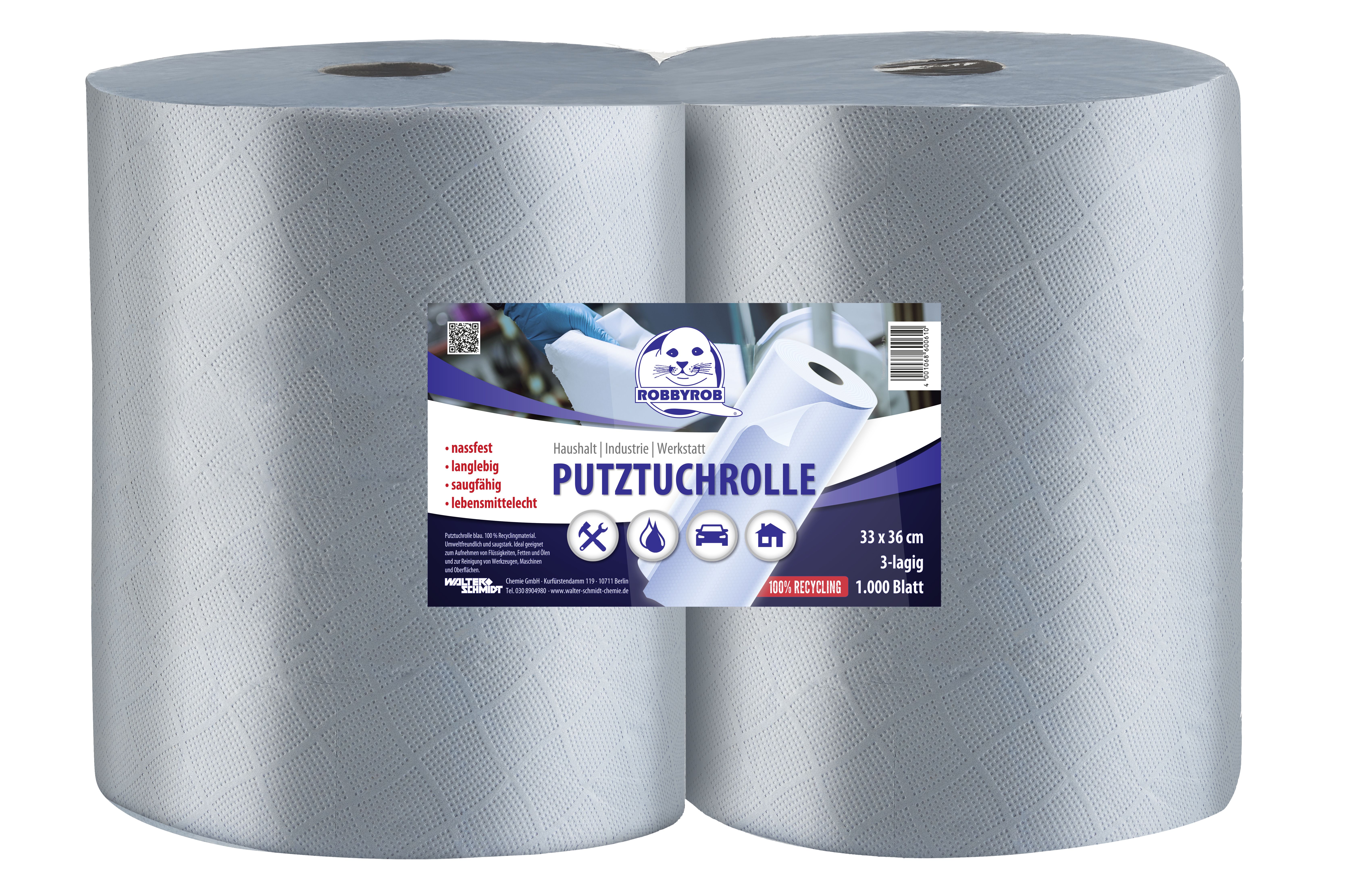 WALTER SCHMIDT CHEMIE Pudse-papirrulle 4377000000