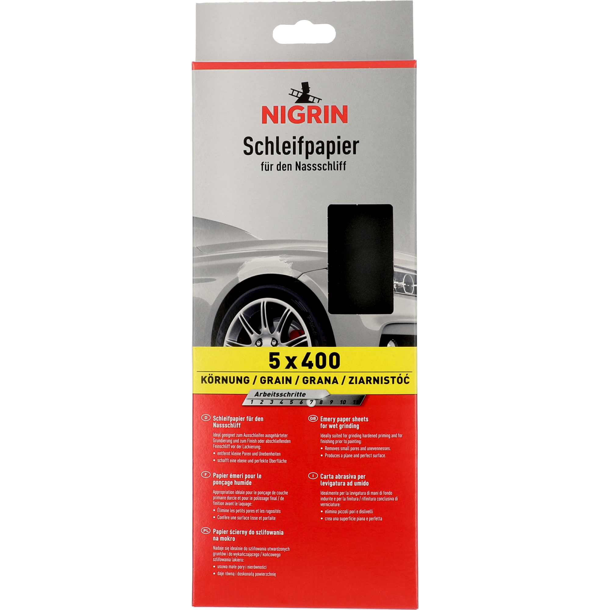 NIGRIN Sandpapir 20702