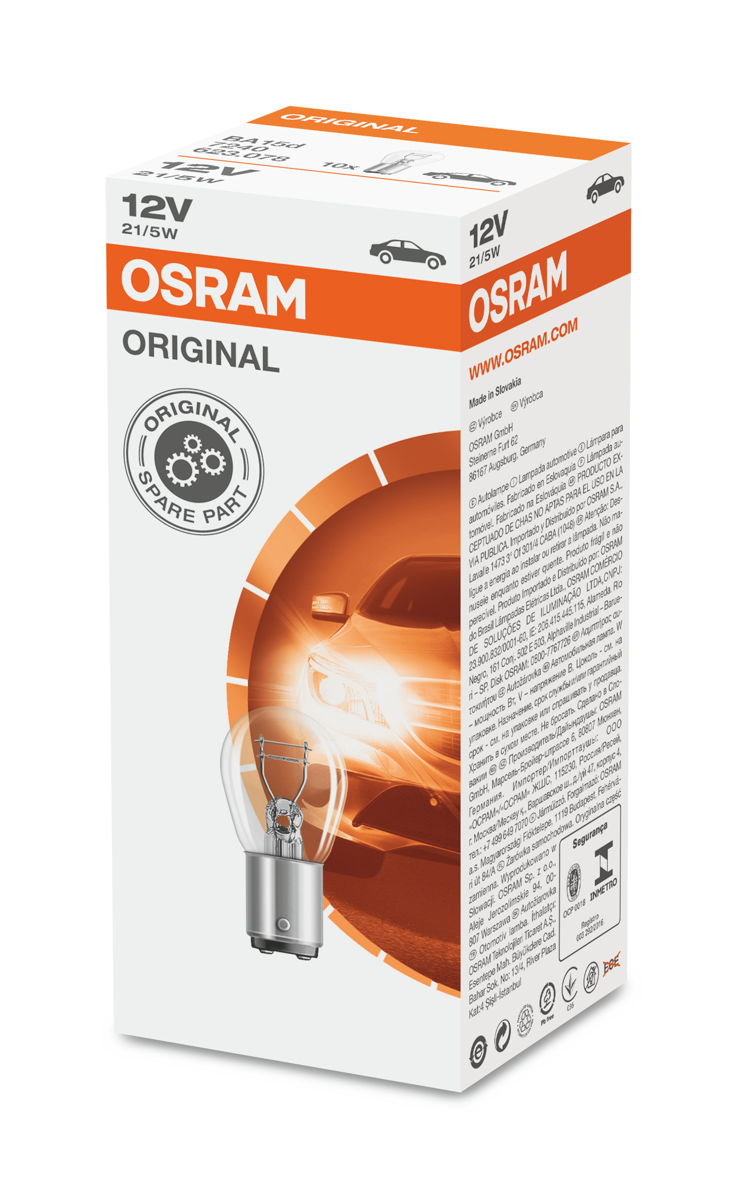 OSRAM Pære, tåge-/baglygte 7240