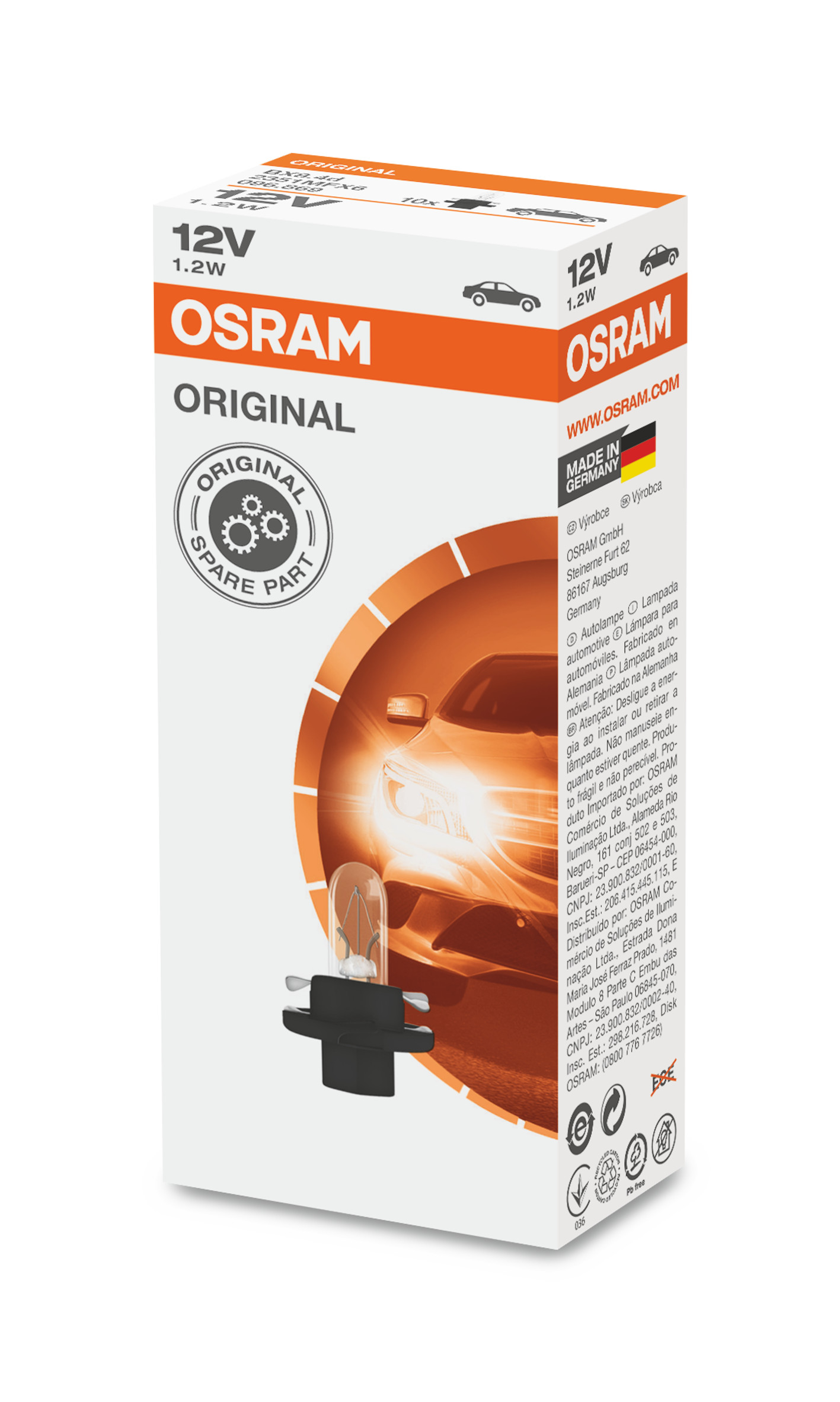 OSRAM Pære, instrumentbelysning 2351mfx6