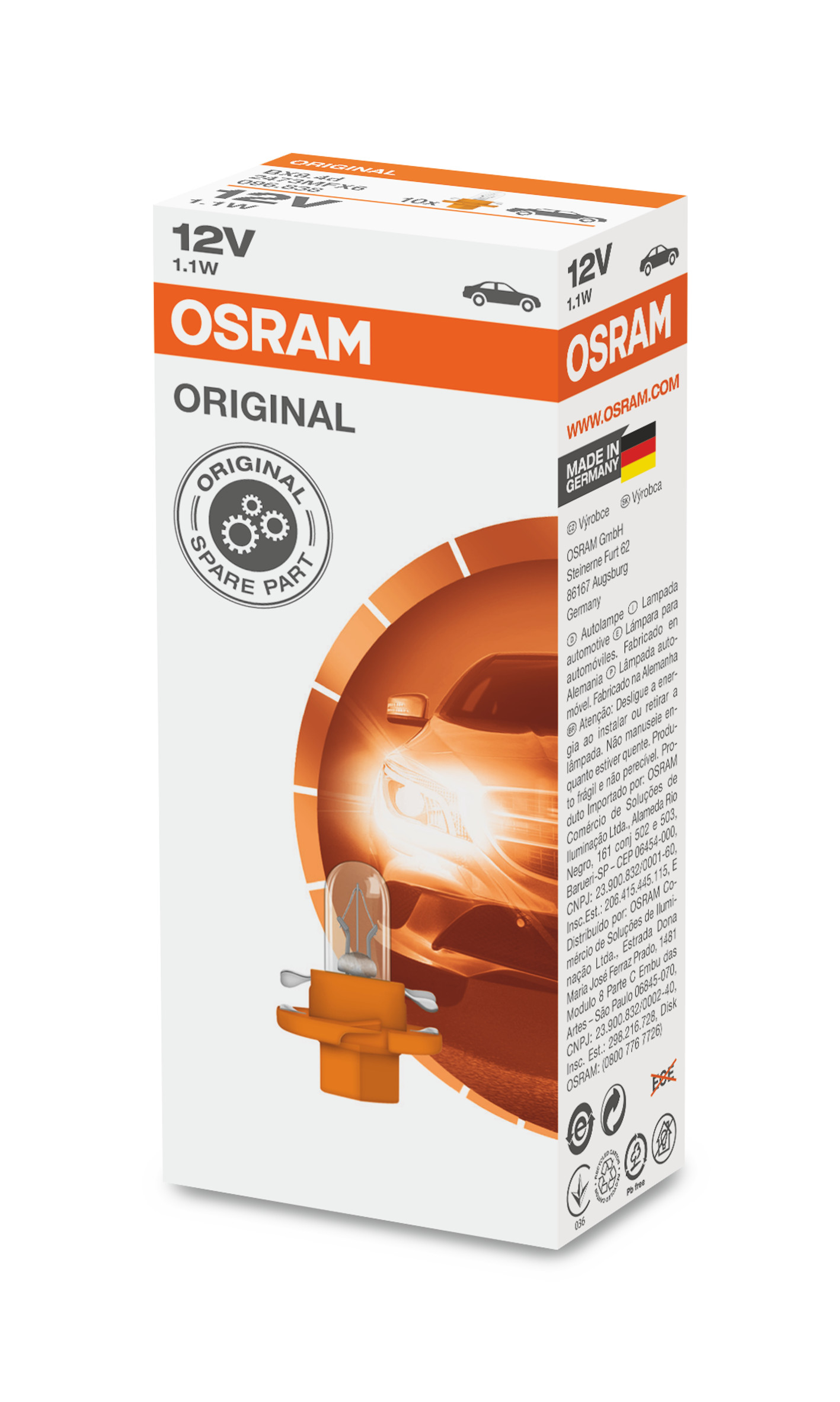 OSRAM Pære, instrumentbelysning 2473mfx6